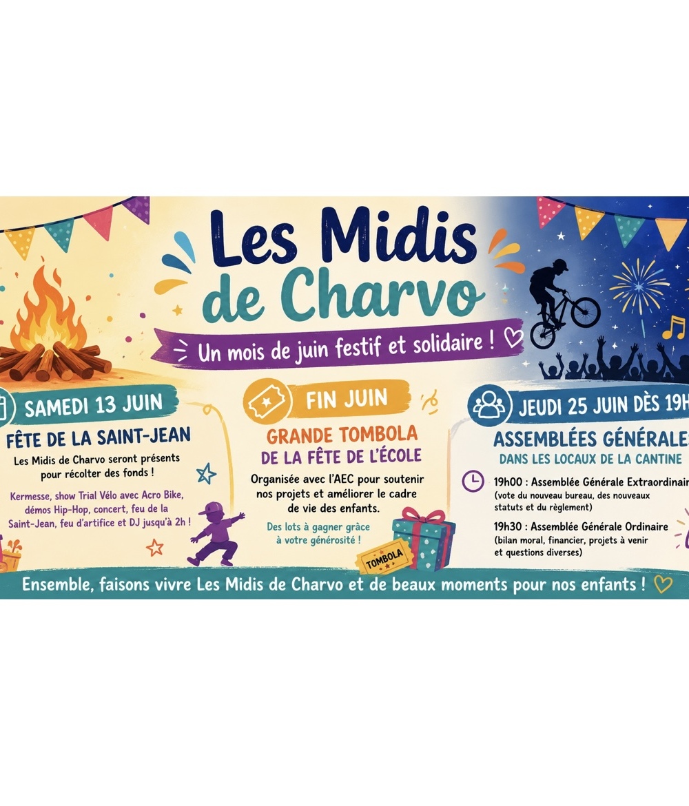 Un mois de juin festif & solidaire 